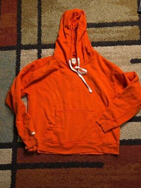 Neon Orange Small Womens Hoodie